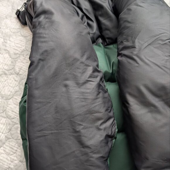 Vintage Eddie Bauer EBtek Goose Down Puffer Jacket Green/ Black Men`s size L. - Picture 15 of 16